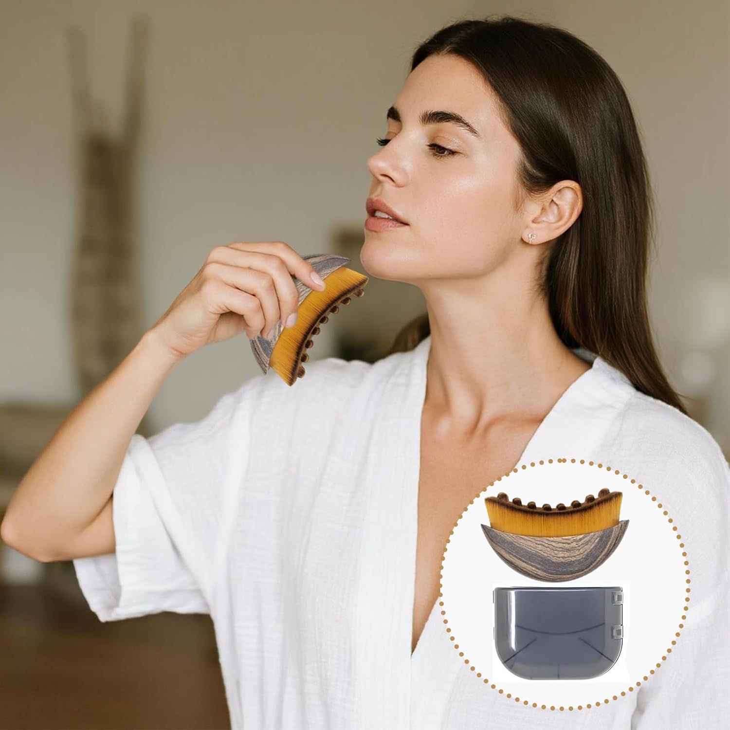 LYMORA | فرشاة مساج للوجه لتنشيط الدورة اللمفاوية