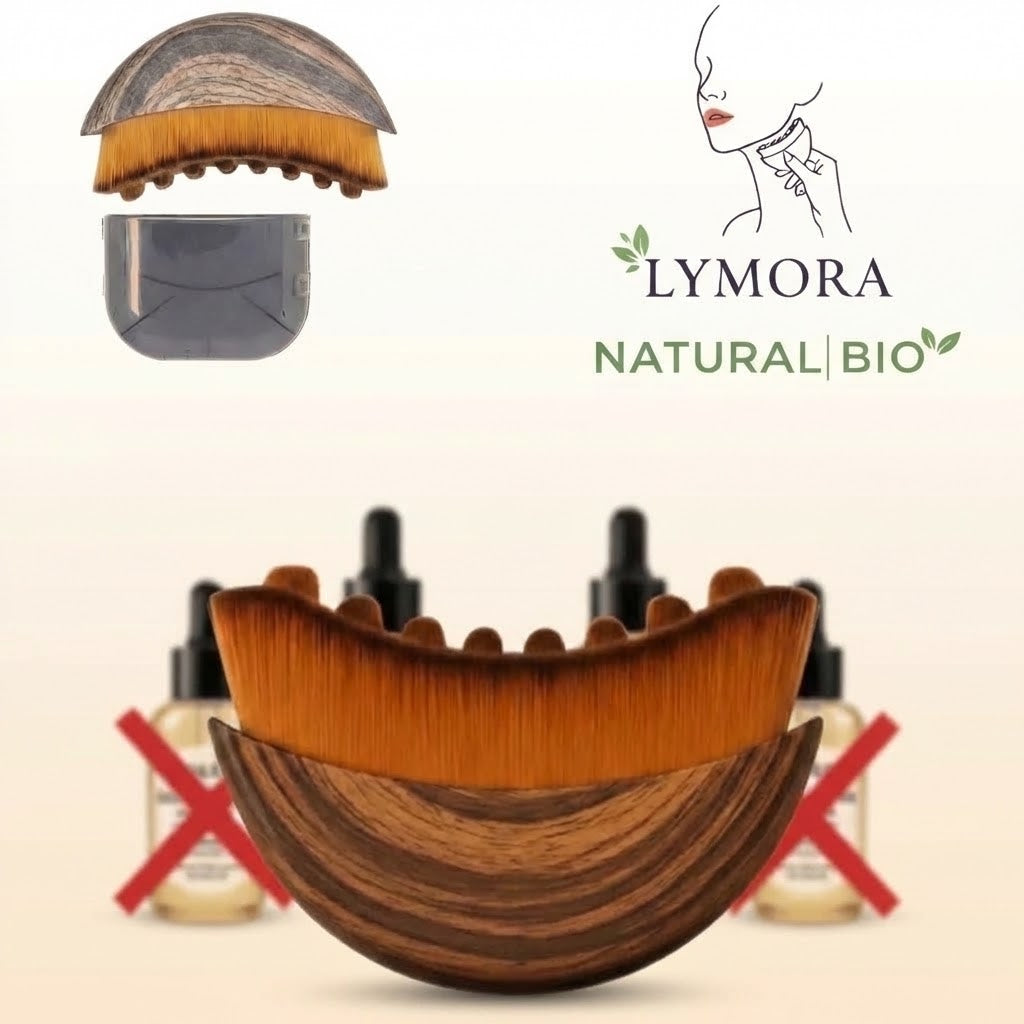 LYMORA | فرشاة مساج للوجه لتنشيط الدورة اللمفاوية